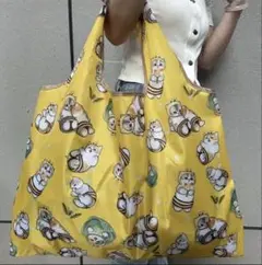 mofusand はちにゃん エコバッグ イエロー