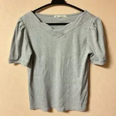 マジェスティックレゴン ニット　スカラップ