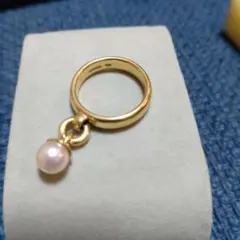 ティファニーリング18金パール