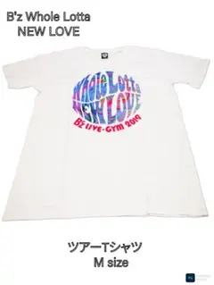 B'z Whole Lotta NEW LOVE Tシャツ M size