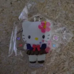 ハローキティ アクリルキーホルダー　ガチャ　制服ギャル　ギャル　　サンリオ