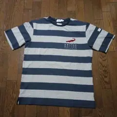 SWITCH MOTION ストライプ Tシャツ M