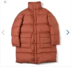 DESCENTE PAUSE HOODED DOWN COAT オレンジ