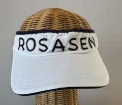 ROSASEN ホワイト 白 バイザー サンバイザー