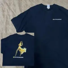 LOCAL MOTION ネイビー Tシャツ バックプリント 90s 古着