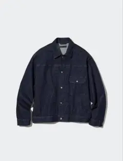 ユニクロ　デニムジャケット　濃紺　美品