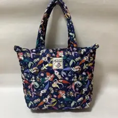 Disney アリエルシスターズ リトルマーメイド キルティングトートバッグ
