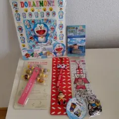 ストラップ　まとめ売り　ミスド　ぺこちゃん　コリラックマ　顔文字　ドラえもん