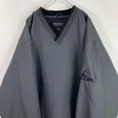 USA古着 adorn ナイロンプルオーバー ナイロンジャケット グレー