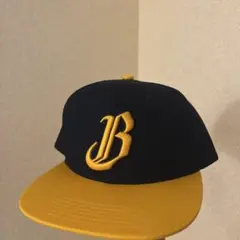 【中信兄弟】ベースボール　ネイビーイエロー　キャップ