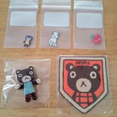 アランジアロンゾ　ワッペン、アップリケ、 刺繍バッジセット