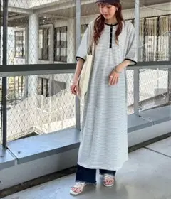 新品 discoat リングドットビック半袖ワンピース