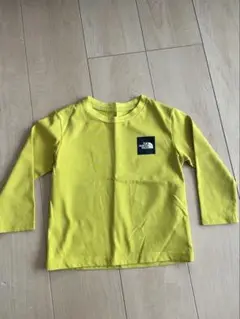 THE NORTH FACE イエロー長袖Tシャツ　100センチ