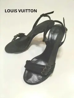 ルイヴィトンLOUIS VUITTON モノグラム ヒール サンダル ミュール