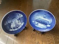 ロイヤルコペンハーゲン イヤープレート 1990 1992 2枚セット