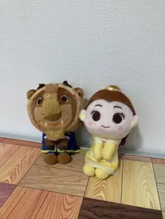 ディズニー　&you マスコット　美女と野獣　ベル　野獣