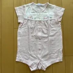 familiar ピンクロンパース 60
