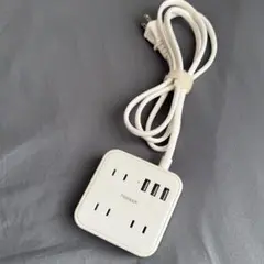 TESSAN 電源タップ USBポート付き 延長コード 3AC + 3USB