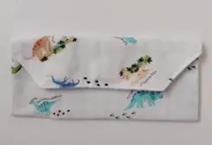 ハンドメイド　恐竜柄　カトラリーケース　男の子