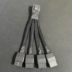 12VHPWR変換ケーブル 8ピン×4