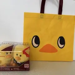 日清食品 50th 限定版ひよこちゃんぬいぐるみ＆ひよこちゃん ＆バッグセット