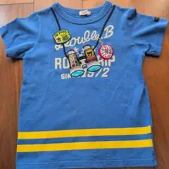 DOUBLE.B 130サイズ 青 Tシャツ