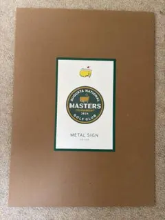 マスターズ　メタルサイン