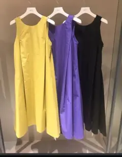 FRAY ID バックVタフタドレス