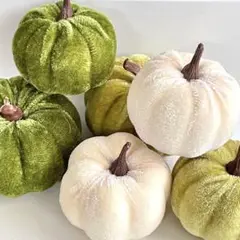 ハロウィン　フェイクパンプキン　カボチャのディスプレイ　6個セット