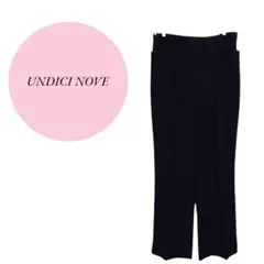 【UNDICI NOVE 】日本製♡スラックス♡オフィス♡フォーマル【40】黒