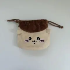 ちいかわ くりまんじゅう フェイス ポーチ 巾着