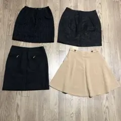 ブランドスカート まとめ売り 4枚セット S〜M