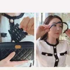 カチューシャ 折り畳み ブラック カバンに入る コンパクト シンプル