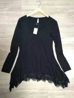 PEACH JOHN エブヘムレースチュニック M/Lサイズ ブラック