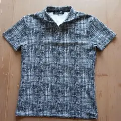CovariA. ポロシャツ　 ブラックミックス