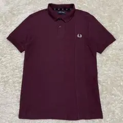 FRED PERRY ポロシャツ Sサイズ バーガンディ 半袖