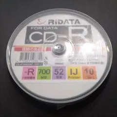 CD-R 10枚 RiDATA x52