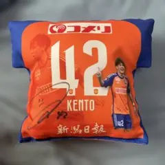 橋本健人　直筆サイン　マッチデークッション