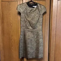 Diane von Furstenberg ゴールド ワンピース サイズ2