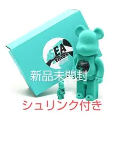 BE@RBRICK × ATMOS × WIND AND SEA ベアブリック WIND AND SEA × BE@RBRICK ×atmosよりジェイドカラーを⽤いた