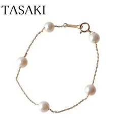 【新品仕上げ済】タサキ パール ブレスレット ステーション 6mm【8416】