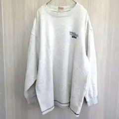 ウィルソン トップス トレーナー ロングTシャツ 長袖 ホワイト フリー