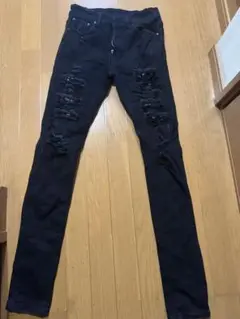本日購入で翌日発送！mnmlダメージジーンズ