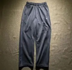 NIKE 00s トラックパンツ　ワイドスラックス　ブラック　パープル