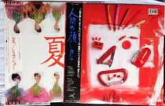 ヒカシュー LP 2枚 夏 帯付／人間の顔 帯付 見本盤