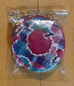本日発送❣️ フェイラー　レトロフルーツチェック　サークルポーチ