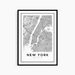在庫わずか　貴重　アメリカ　マップ　地図　ニューヨーク　ポスター　包装紙 2025年最新】地図 ポスター ニューヨークの人気アイテム - メルカリ