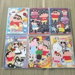 クレヨンしんちゃん　レンタル落ちDVD6枚セット　傷汚れスレあり匿名配送致します