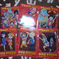 ONE PIECE 母の日カード 8枚セット