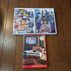 NARUTO & SUPER MARIO ゲームソフト3本セット